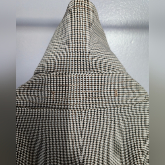 40L Vintage London Fog Limited Edition Overcoat Micro-Houndstooth Made in USA - Picture 11 of 16